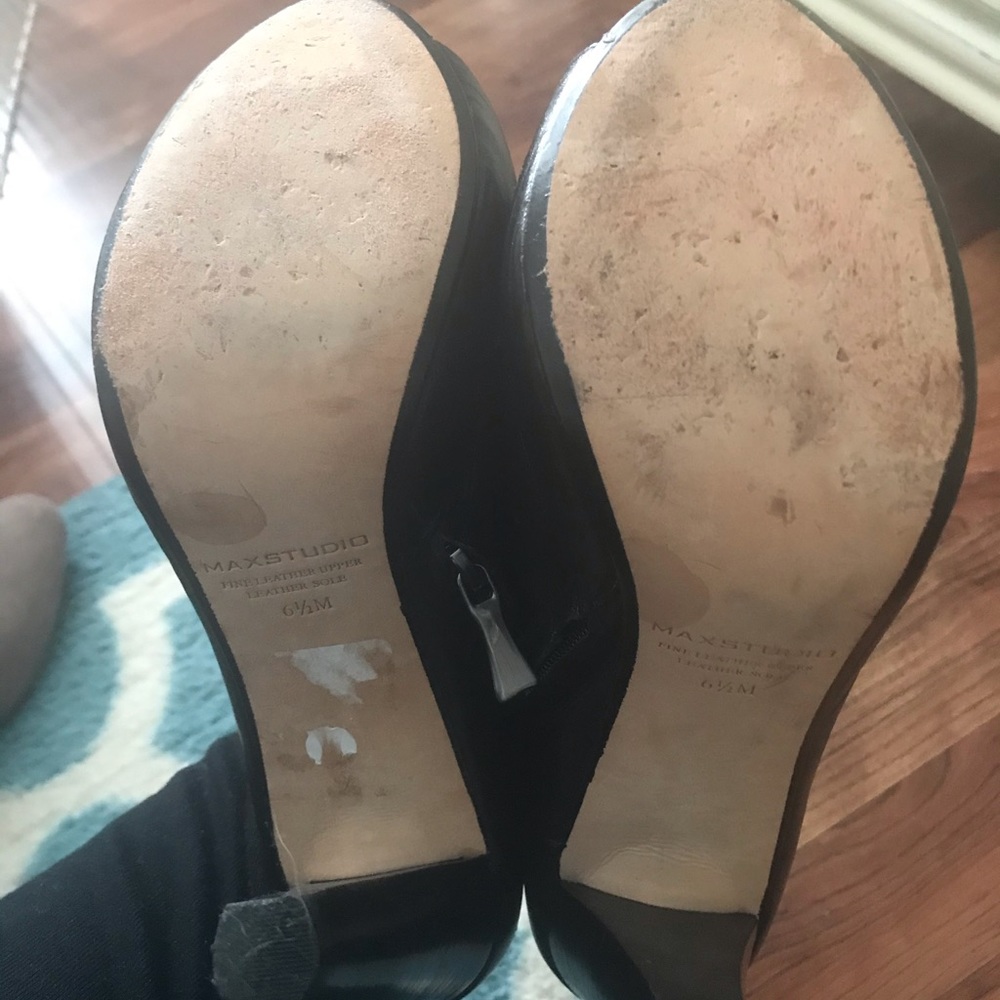 Max Studio 6.5 Open Toe Bootie - image 5